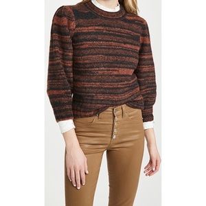 Veronica Beard Lumina Crew Neck Pullover Merino Wool Sweater Size Large